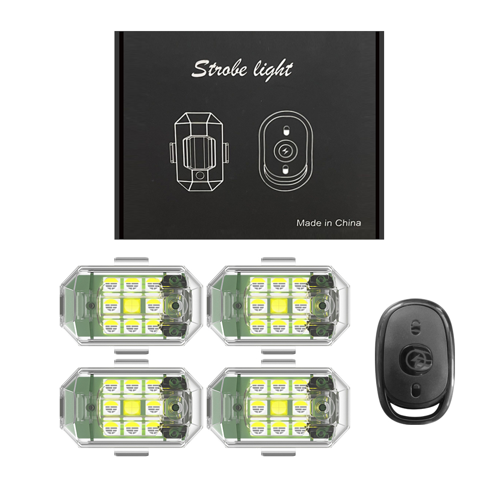 1/2/4 pces sem fio led drone l - Drone Beacon Light avaliação e preço